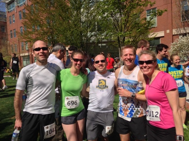 With friends after the Spring Classic 5k